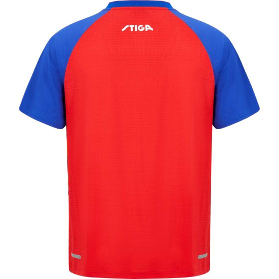 Sportswear - Stiga Shirt Pluton Red/Blue