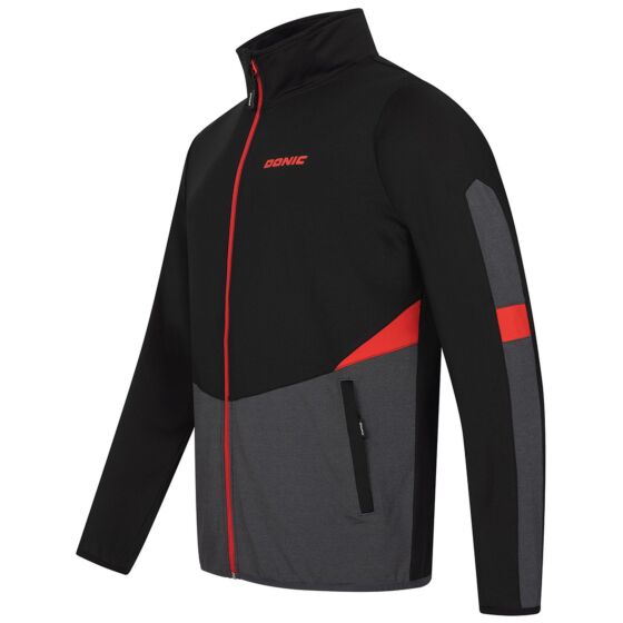 Sportswear - Donic Jacket Trail Black/Red