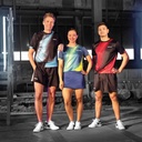 Sportswear - Donic T-Shirt Cream Black/Blue