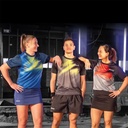 Sportswear - Donic T-Shirt Furious Navy/Lime