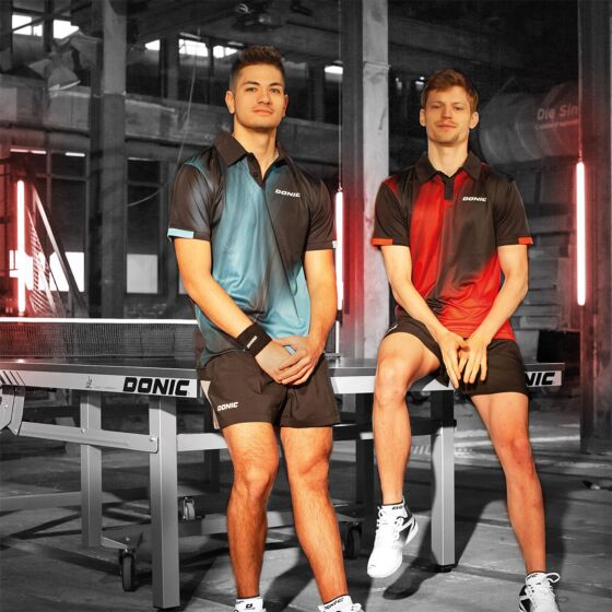 Sportswear - Donic Shirt Fire Lady Navy/Lime