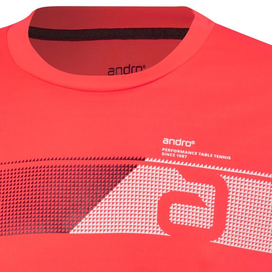 Andro T-Shirt Skiply Coralred