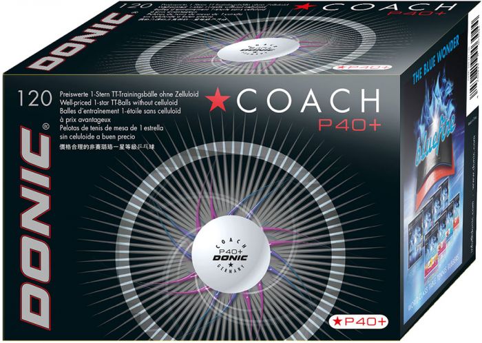 Donic Balls Coach P 40+* 120 pcs