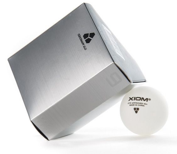 Xiom Seamless 3*** ITTF White 144 Pcs