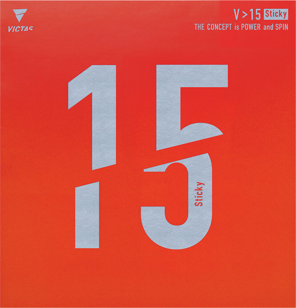Table Tennis Rubber - Victas V>15 Sticky