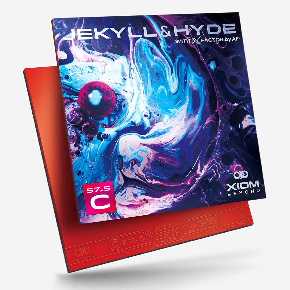 Table Tennis Rubber - Xiom Jekyll & Hyde C57.5