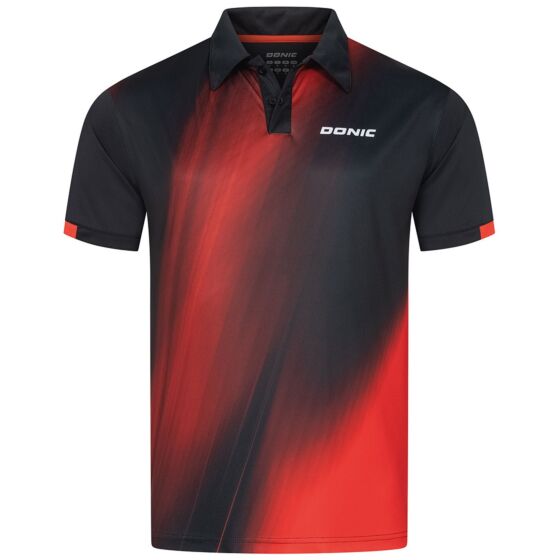 Sportswear - Donic Shirt Fire Black/Red