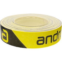 Table Tennis Tape - Andro Edge tape black/yellow(5m)