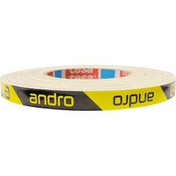 Table Tennis Tape - Andro Edge tape black/yellow(50M)
