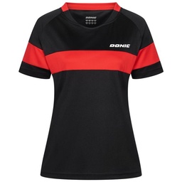 Sportswear - Donic Shirt Nitro Lady Black/Red