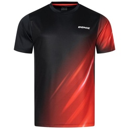 Sportswear - Donic T-Shirt Drop Black/Red