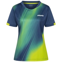 Sportswear - Donic Shirt Fire Lady Navy/Lime