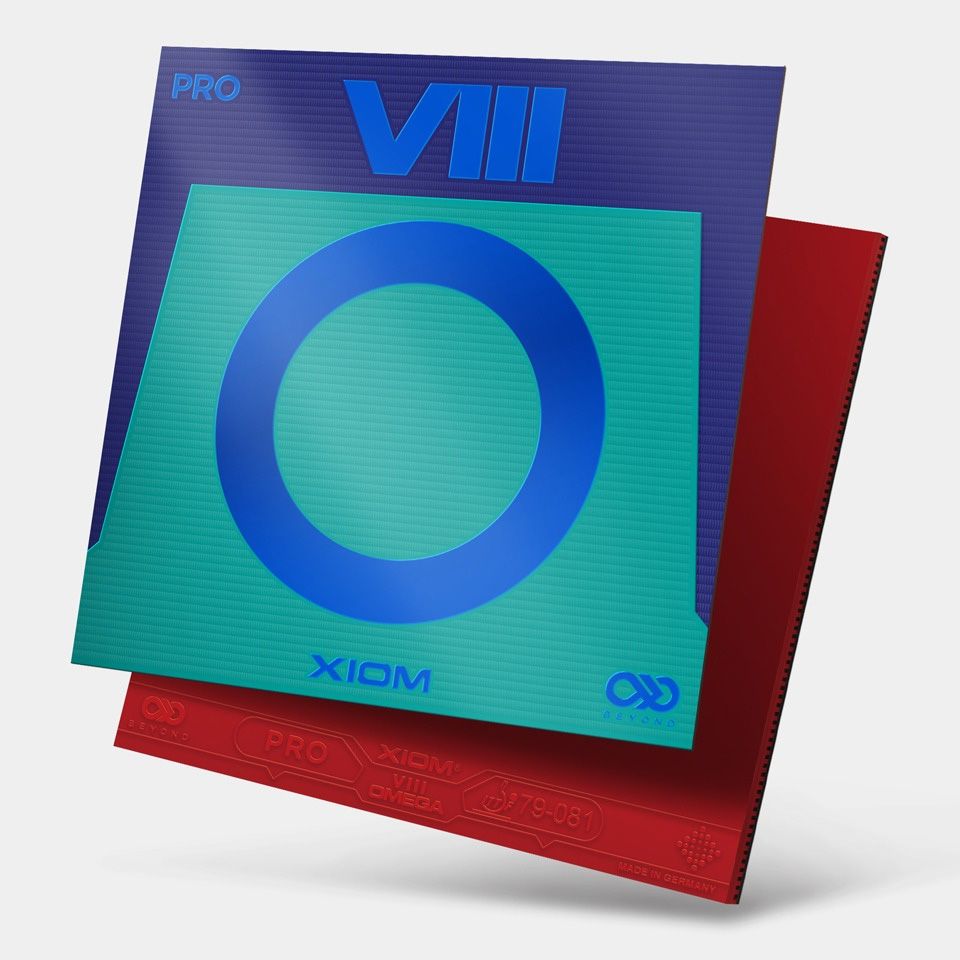 Table Tennis Rubber - Xiom Omega VIII Pro