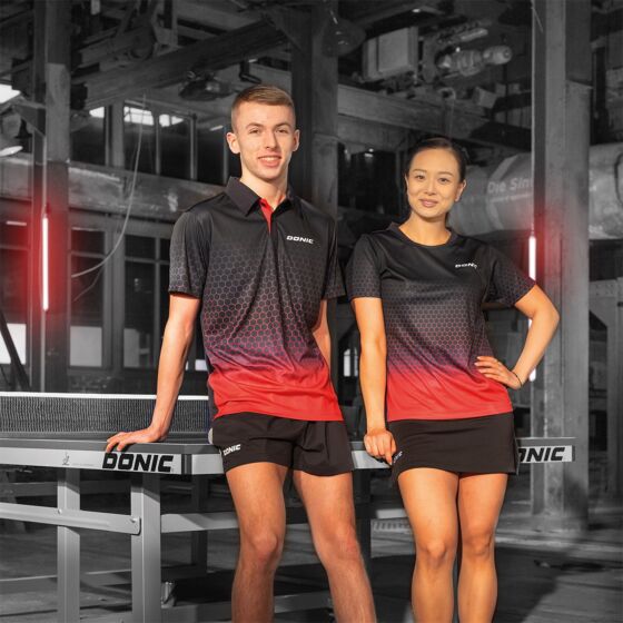 Sportswear - Donic Shirt Spider Black/Pink