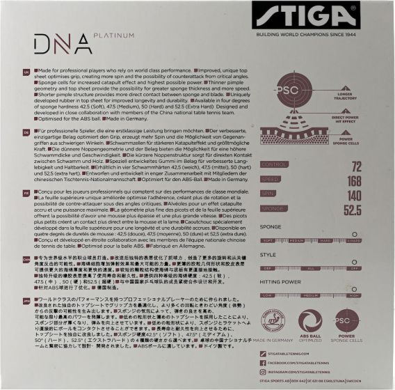 Stiga DNA Platinum XH