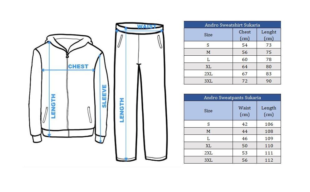 Sportswear - Andro Sweatpants Sukaria Black 3