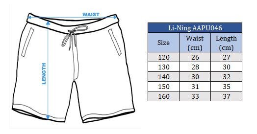 Sportswear - Li-Ning Kid's Shorts AAPU046-1C 3