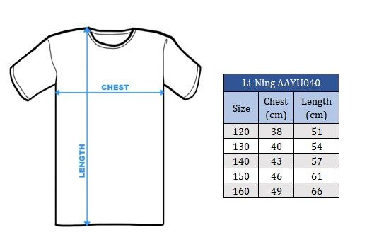 Sportswear - Li-Ning Kid'sT-Shirt AAYU040-1C red 3
