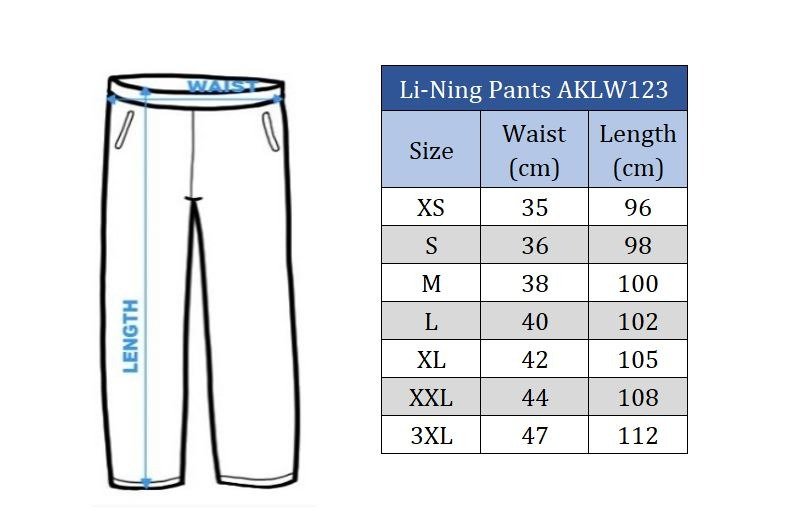 Sportswear - Li-Ning Pants AKLW123 Navy 3