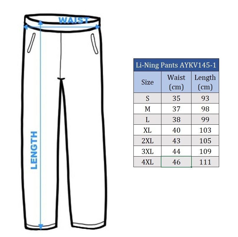 Sportswear - Li-Ning Pants AYKV145-1 black 4