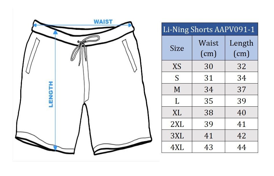 Sportswear - Li-Ning Qatar WTTC Shorts AAPV091-1 black 3