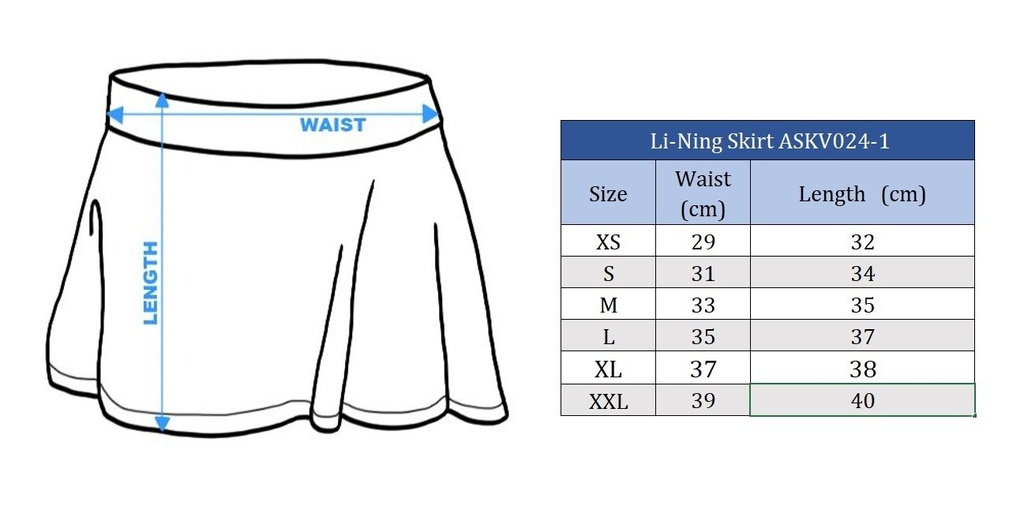 Sportswear - Li-Ning Skort ASKV024-1 black 4
