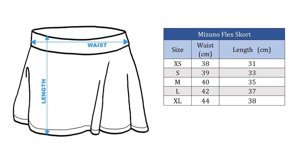 Sportswear - Mizuno Flex Skort Black 3