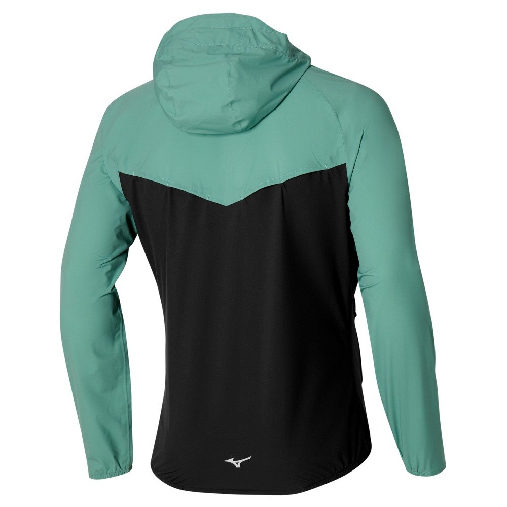 Sportswear - Mizuno Jacket 20K ER J2GE2540 mineral blue/black 2