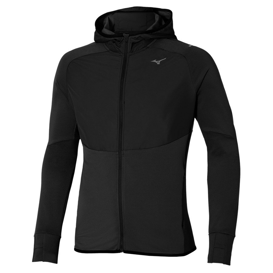 Sportswear - Mizuno Jacket Warmalite Hybrid FZ black 2