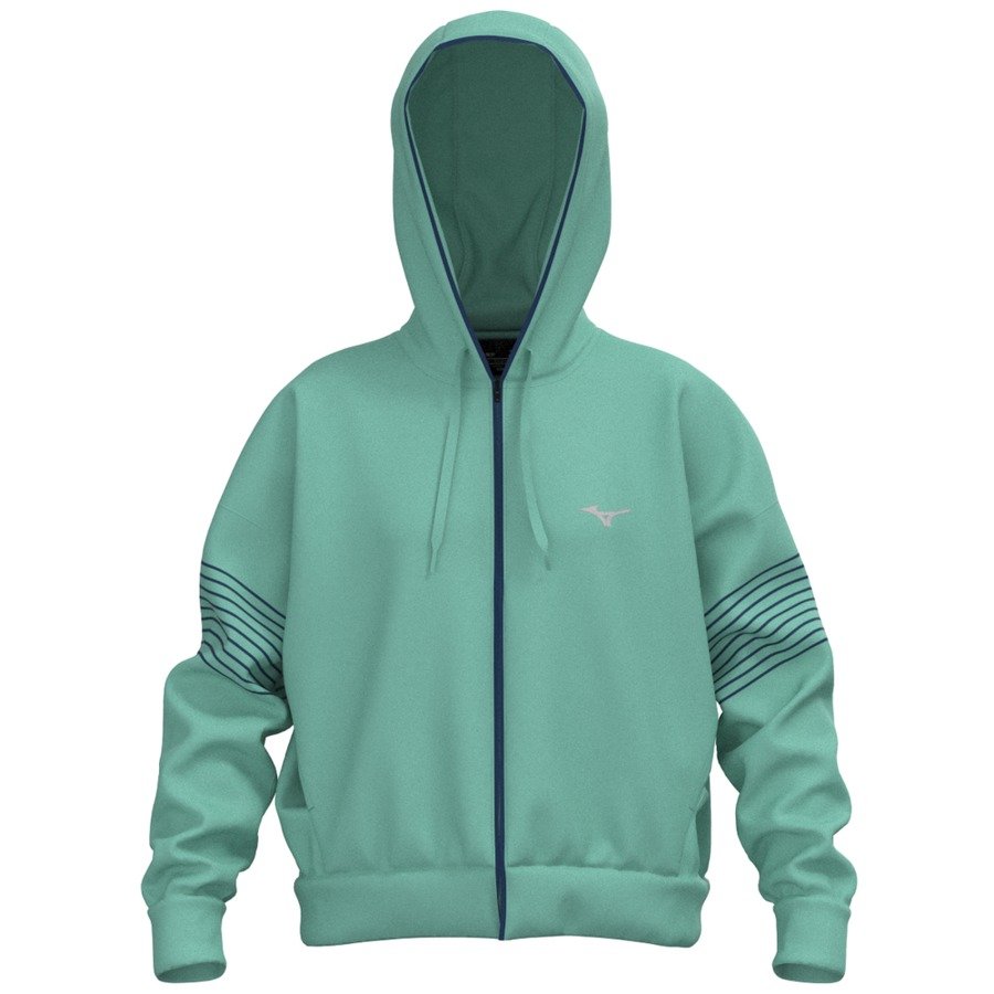 Sportswear - Mizuno Lady Athletics Sweat Jacket K2GCB702 Dusty Jade 2