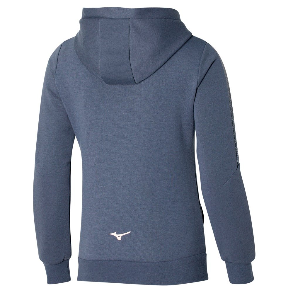 Sportswear - Mizuno Release Sweat Jacket Lady K2GCA701 nightshadow blue 2