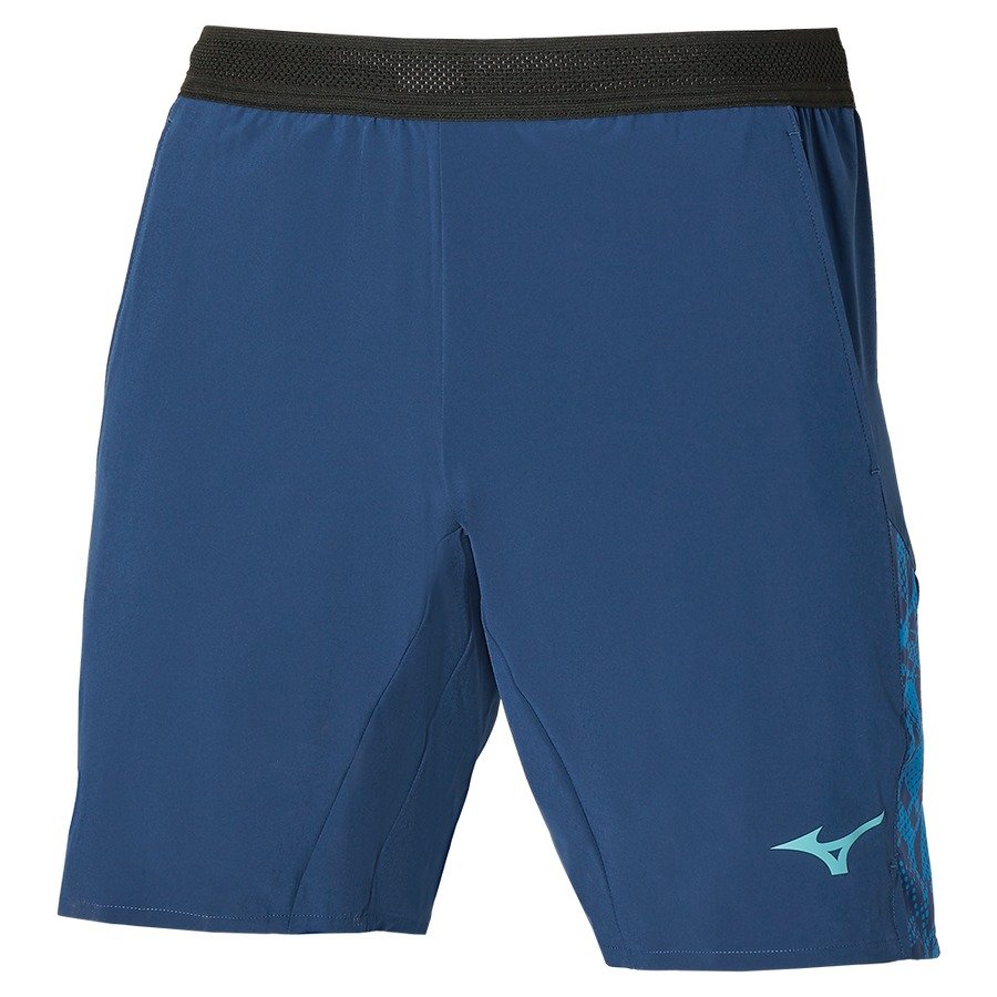 Sportswear - Mizuno Shorts Mug 8 IN Amplify Estate Blue 2