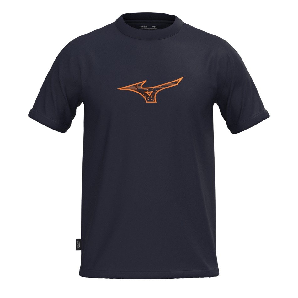 Sportswear - Mizuno T-shirt Athletics RB Tee K2GAC501 Baritone Blue 2
