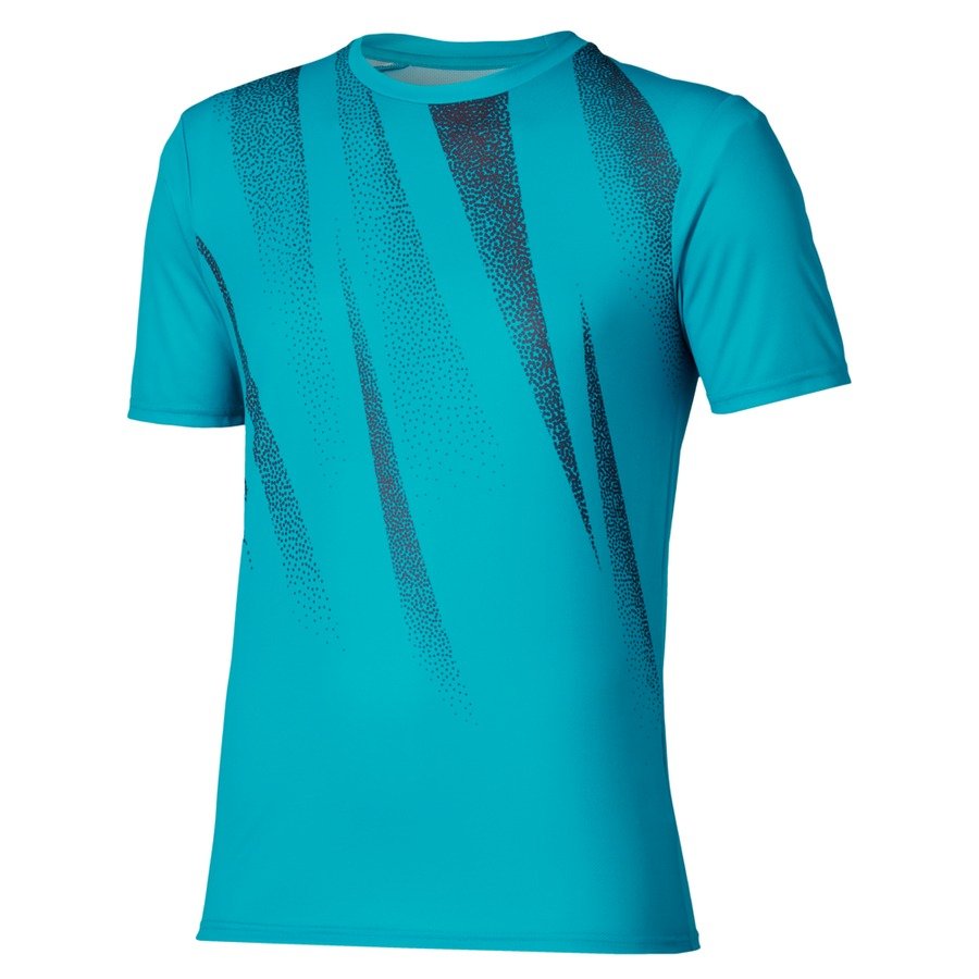 Sportswear - Mizuno T-shirt Core Graphics Capri Breeze 2