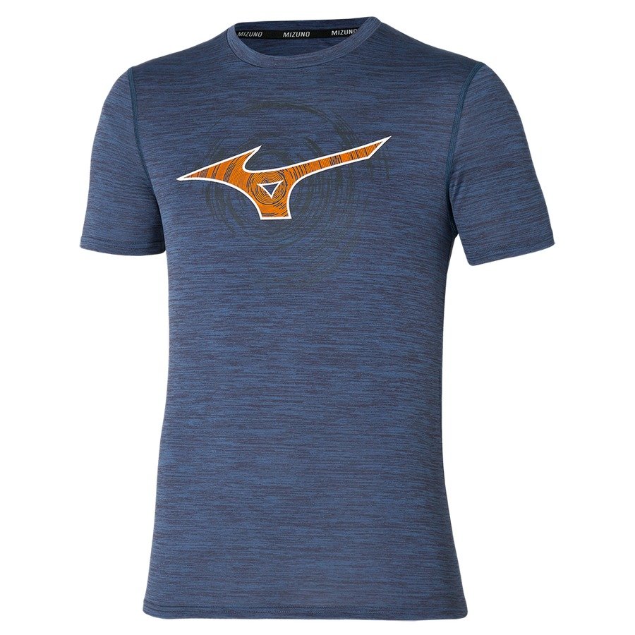 Sportswear - Mizuno T-shirt Core RB Tee estate blue 2