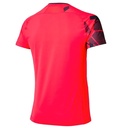 Sportswear - Mizuno T-shirt Shadow Graphic 62GAC50166 vibrant red 2