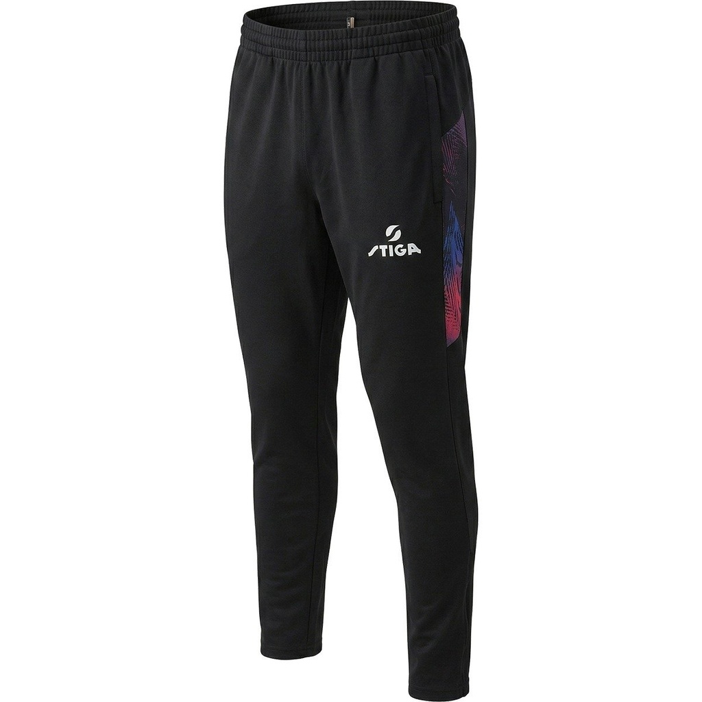 Sportswear - Stiga Pants Horizon Black/Pink 2