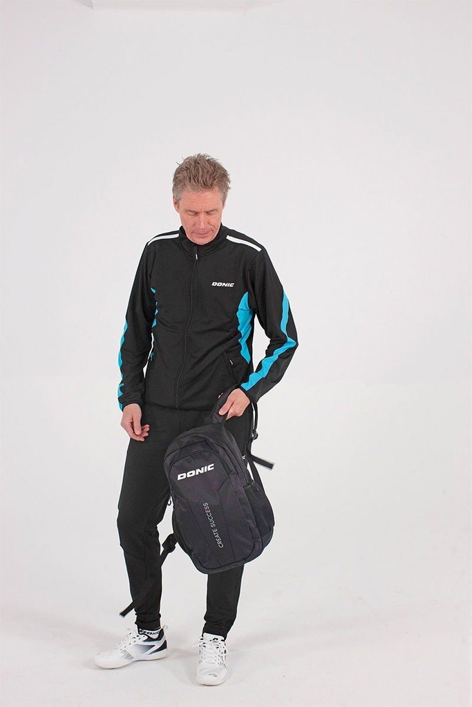 Sportswear - Donic Jacket Averis Black/Blue 4