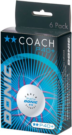 Donic Balls Coach P40+** 12 Pcs