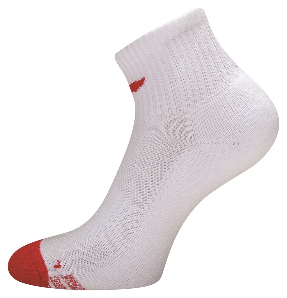 Sportswear - Li-Ning Socks AWSU045-1C white/red