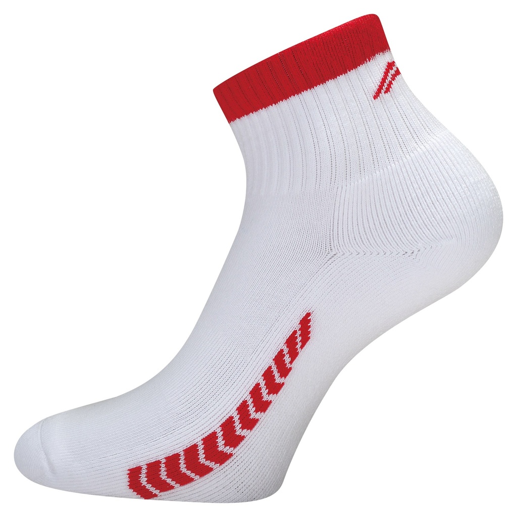 Sportswear - Li-Ning Socks AWSU051-1C white/red