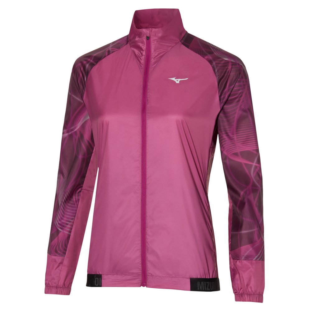 Sportswear - Mizuno Aero Jacket Lady's J2GE2701 Magenta Haze