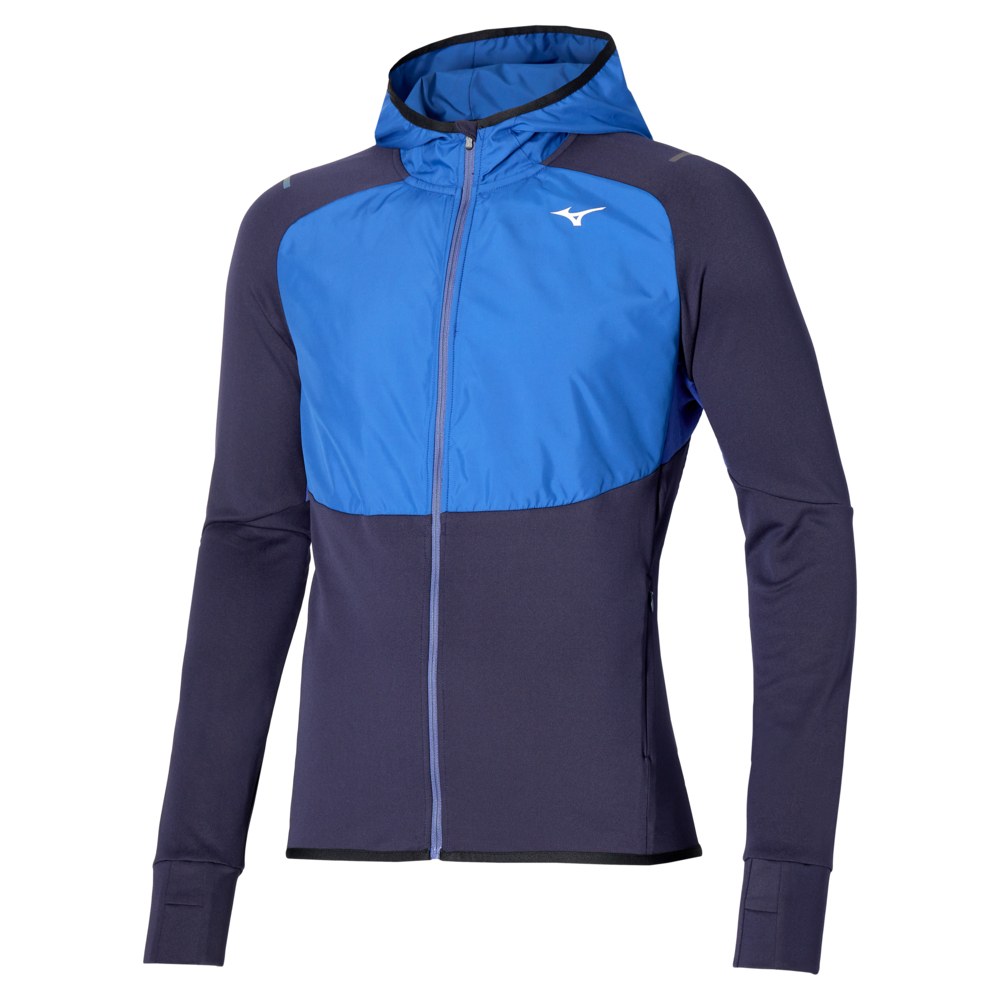 Sportswear - Mizuno Jacket Warmalite Hybrid J2GCA501 evening blue/surf the web