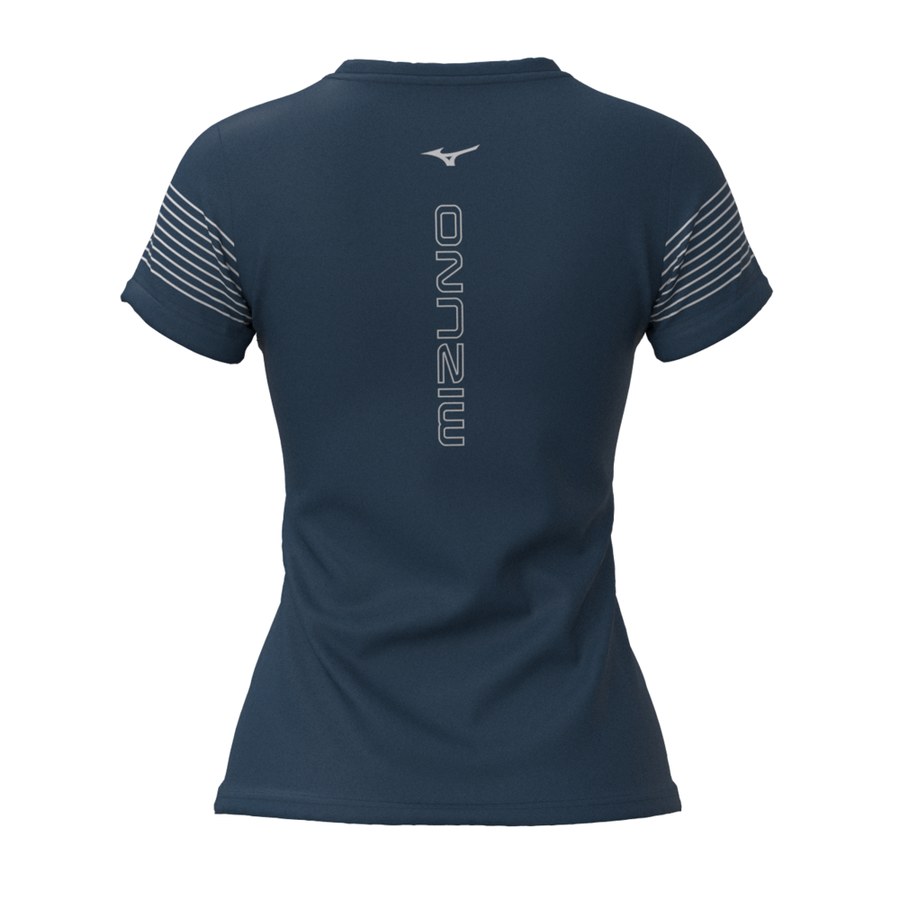 Sportswear - Mizuno Lady Athletics Mizuno Tee Blue Wing Teal