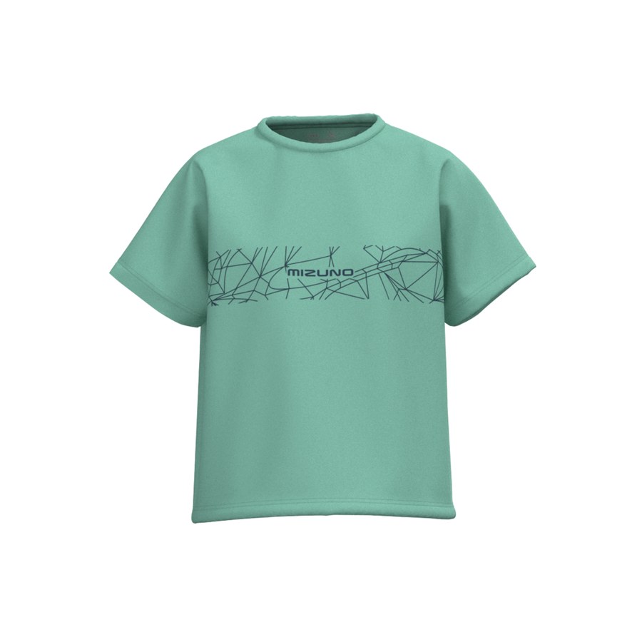 Sportswear - Mizuno Lady Athletics RB Tee Dusty Jade