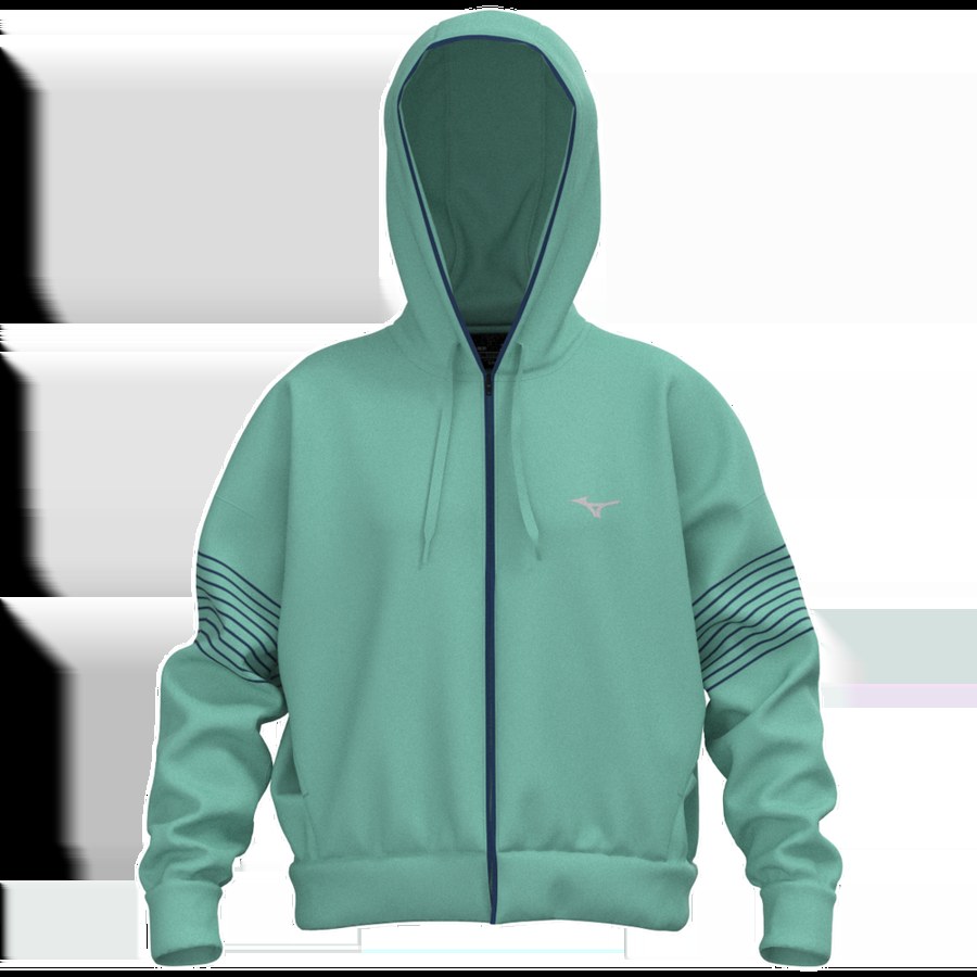 Sportswear - Mizuno Lady Athletics Sweat Jacket K2GCB702 Dusty Jade