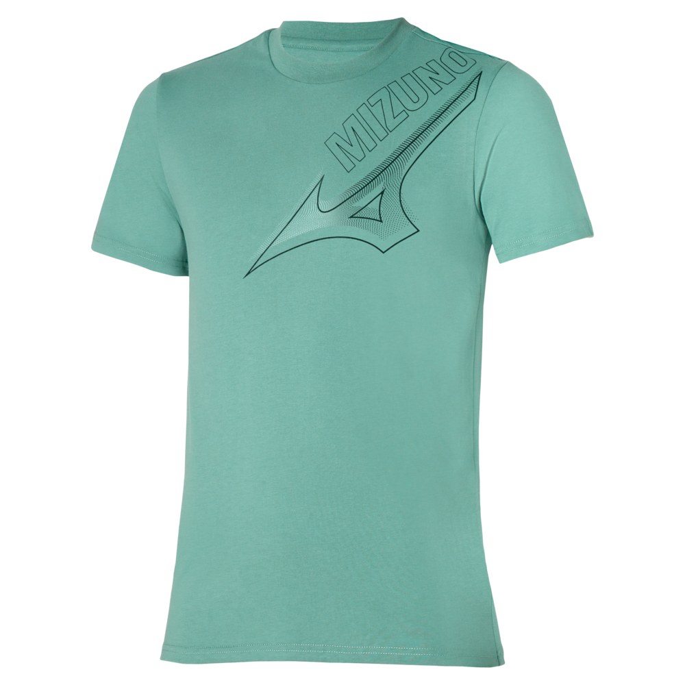 Sportswear - Mizuno T-shirt Release Graphic K2GAA502 mineral blue