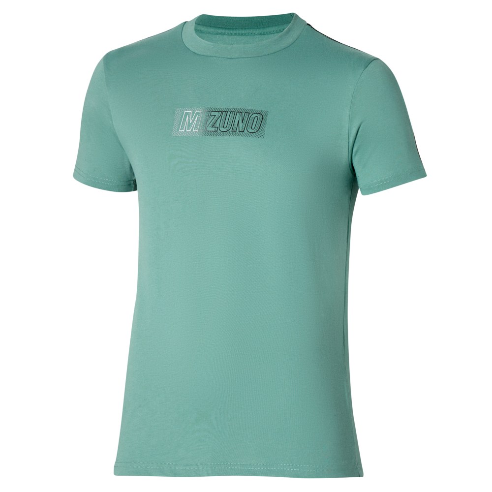 Sportswear - Mizuno T-shirt Release Tape K2GAA501 mineral blue