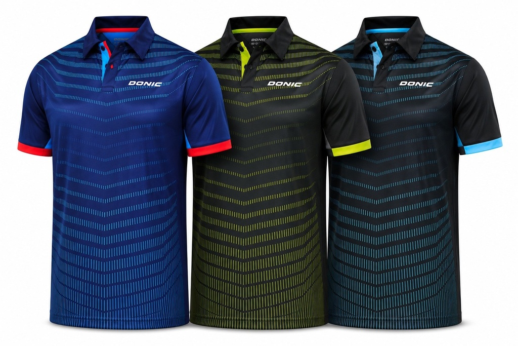Sportswear - Donic Shirt Kava Black/Blue