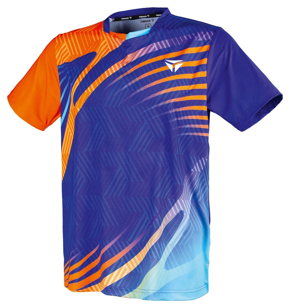 Sportswear - Tibhar T-Shirt Heaven blue/orange